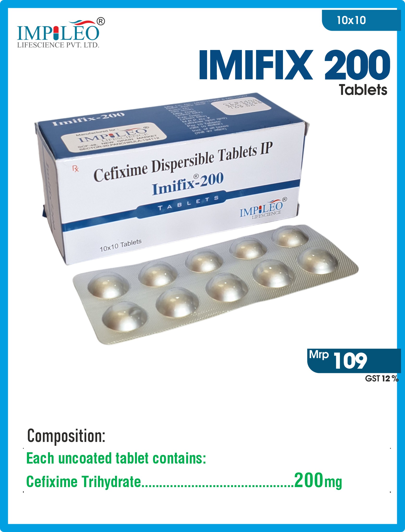 IMIFIX 200 Tablets by Top PCD Pharma Franchise in Panchkula : Unmatched Quality